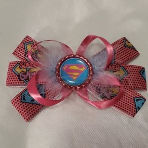 4.5 INCH SUPER GIRL HAIRBOW